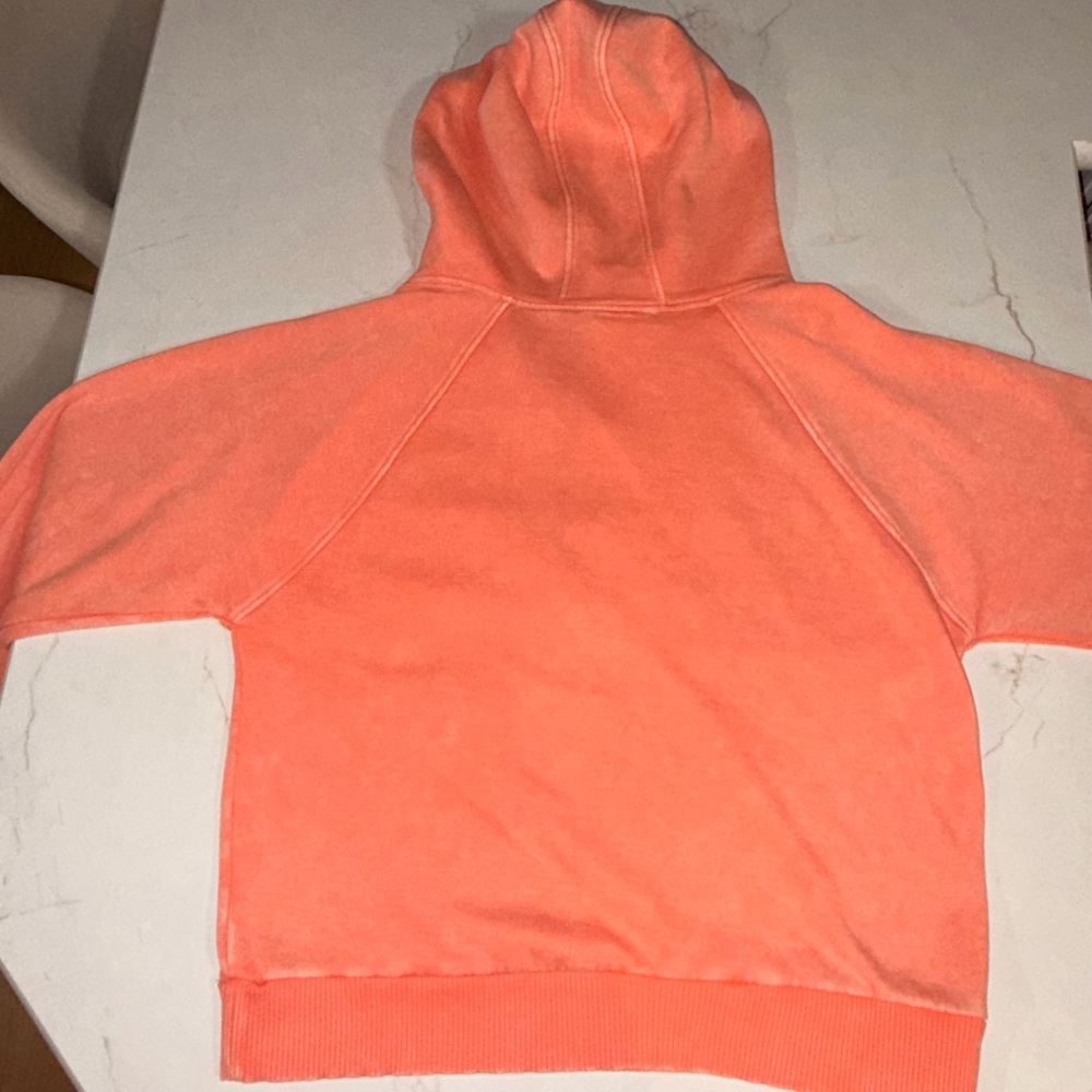 Zenana Outfitters Coral Half-Zip Hoodie - Picture 4 of 7
